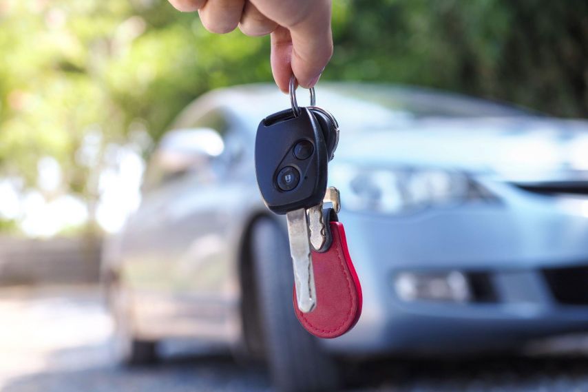 Keys for a car.