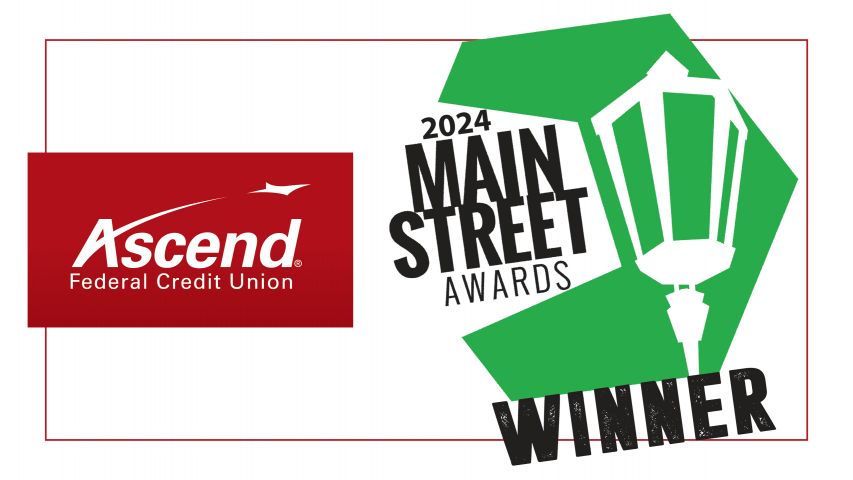 Graphic with Ascend and Main Street Awards Winner Logo